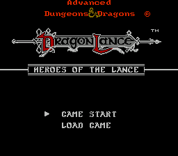 Advanced Dungeons & Dragons - Heroes of the Lance (Japan)